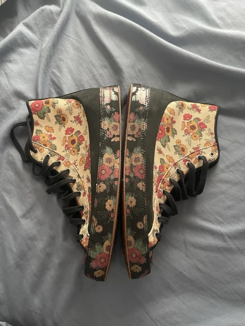 Converse Chuck Taylor All Star Sasha High Floral Bloom Size 6.5 Fairygrunge Boho - Picture 7 of 9